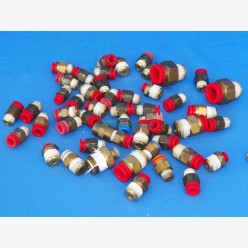 SMC KQ2 S series brass fittings (Lot of 50